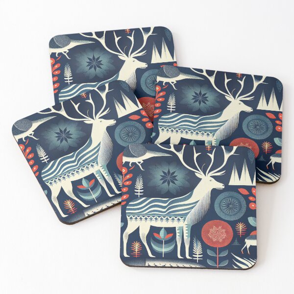Item preview, Designer Scandinavian Pattern Digital Painting designed and sold by CodeAndColors.