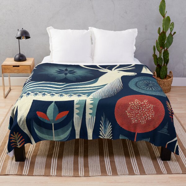 Item preview, Designer Scandinavian Pattern Digital Painting designed and sold by CodeAndColors.