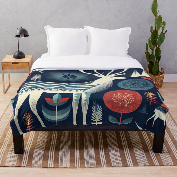 Item preview, Designer Scandinavian Pattern Digital Painting designed and sold by CodeAndColors.
