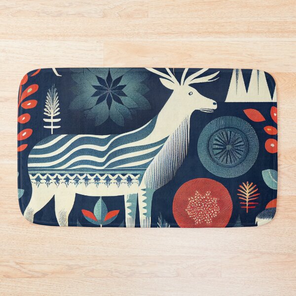 Item preview, Designer Scandinavian Pattern Digital Painting designed and sold by CodeAndColors.