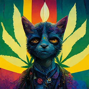 Aperçu de l'œuvre Chat Rasta de Codeabdul