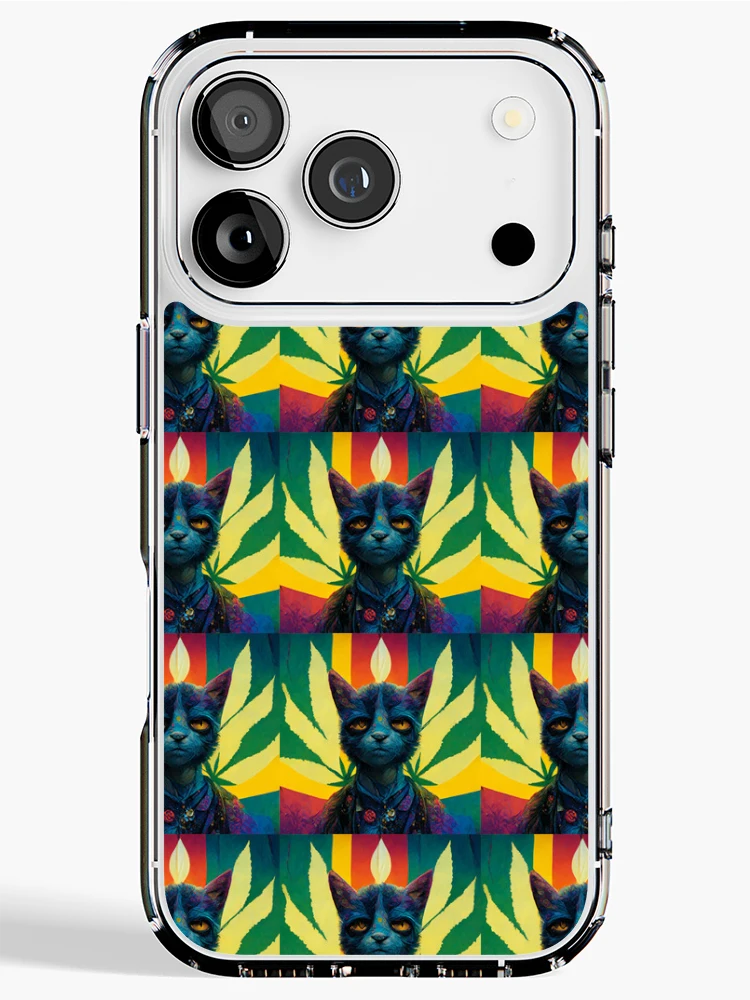 Aperçu 1 sur 5. Coque iPhone avec l'œuvre Chat Rasta créée et vendue par Codeabdul.