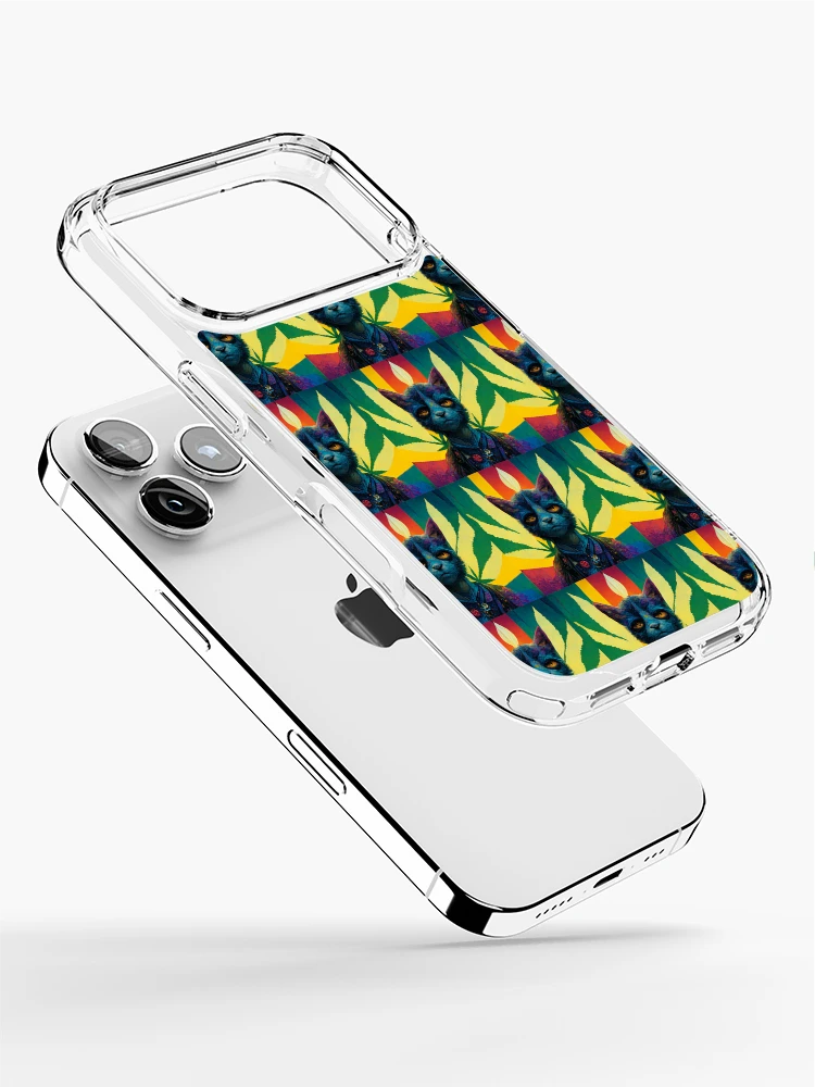 Aperçu 2 sur 5. Coque iPhone avec l'œuvre Chat Rasta créée et vendue par Codeabdul.