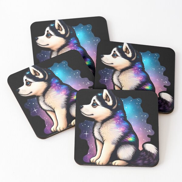 Item preview, Kawaii Celestial Husky | Galaxy Husky Puppy  designed and sold by CosmicLoots.