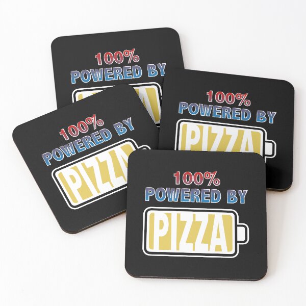 Item preview, 100% Powered By Pizza designed and sold by Moodific.