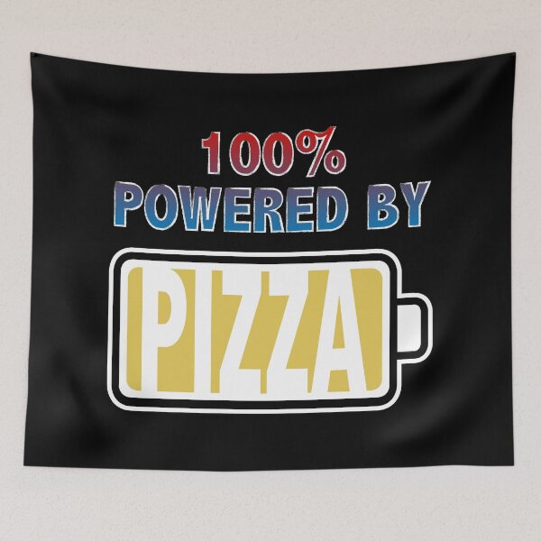 Item preview, 100% Powered By Pizza designed and sold by Moodific.