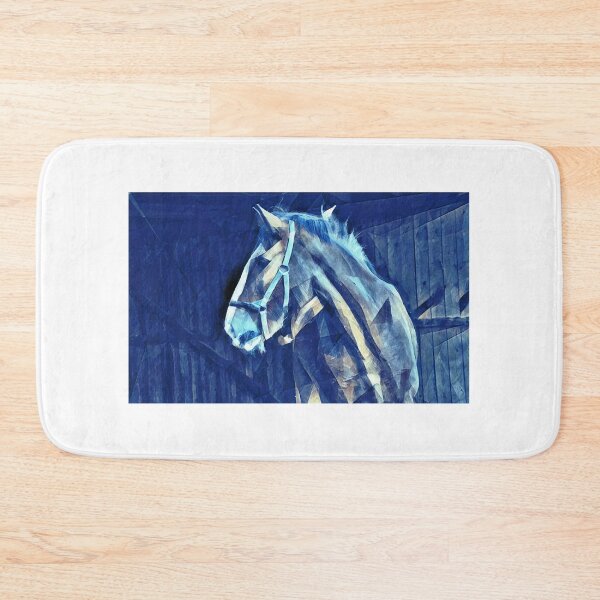 Item preview, Shire horse in stable in the cubist style  designed and sold by NickoPrints.