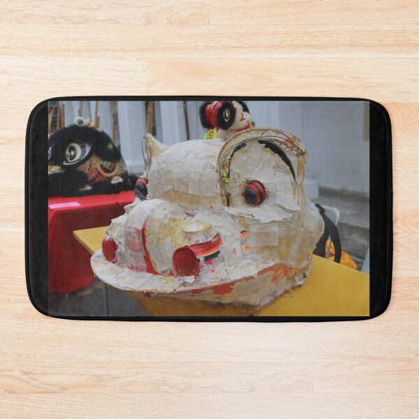 Item preview, Unfinished pasted grid Chinese Dragon mask designed and sold by kall3bu.