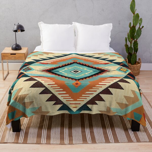 Artikelvorschau, Delicate Saturated Southwestern Pattern Digital Painting entworfen und verkauft von CodeAndColors.