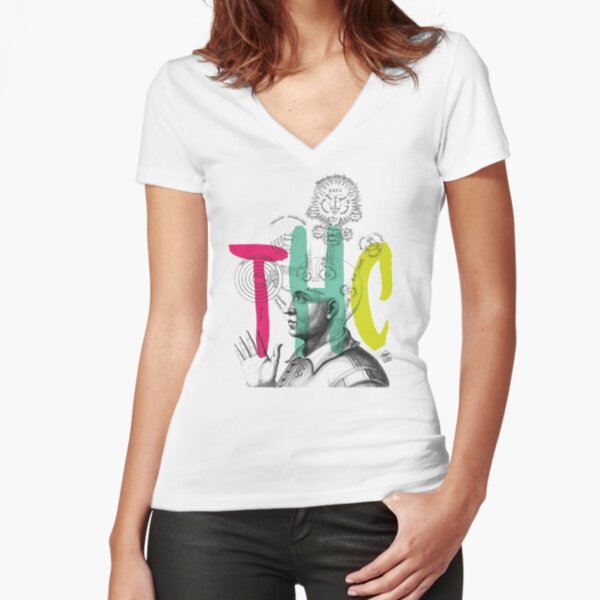THC Minds Fitted V-Neck T-Shirt