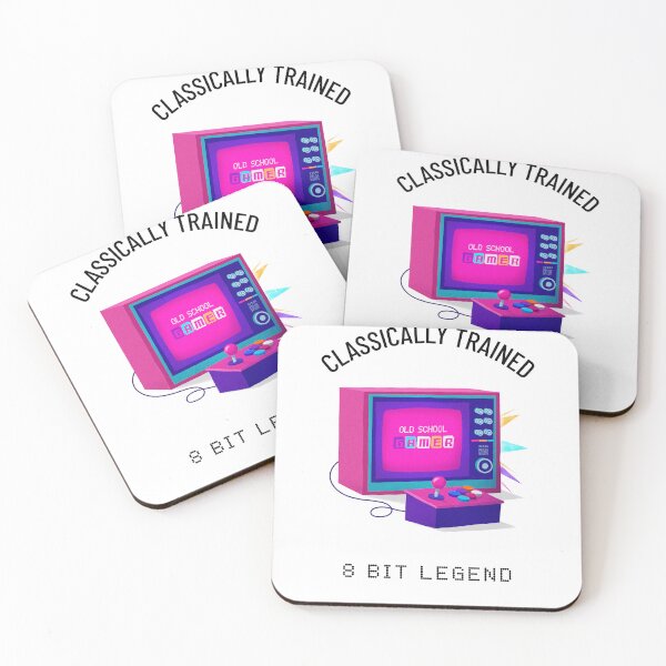 Item preview, Classically Trained - Old School Gamer, Retro Games designed and sold by whytealistair.