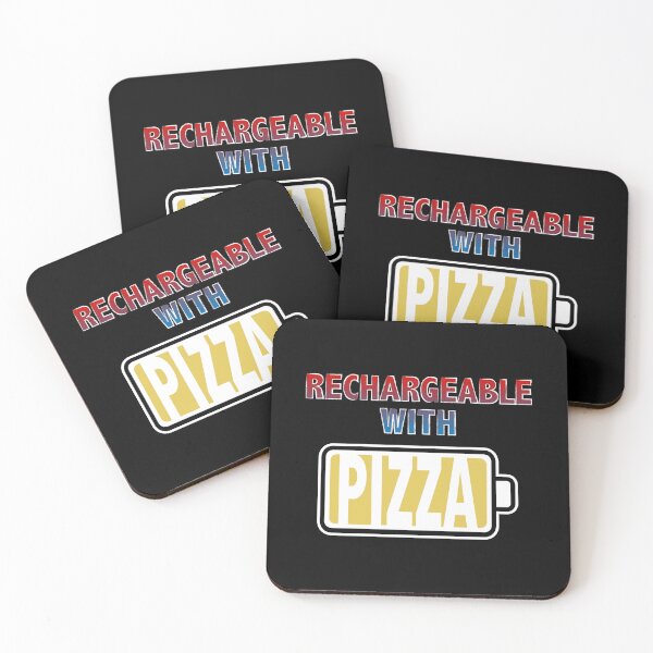 Item preview, Rechargeable with Pizza designed and sold by Moodific.