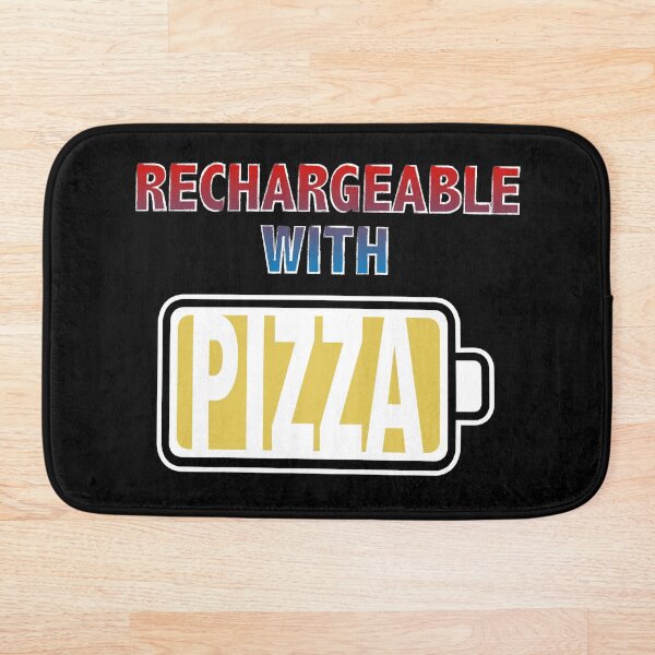 Artikelvorschau, Wiederaufladbar mit Pizza entworfen und verkauft von Moodific.