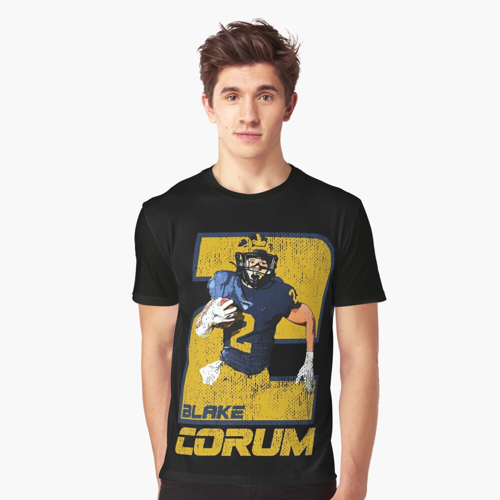 Michigan Football: Blake Corum Be Savage, Adult T-Shirt / Extra Large - College Football - Sports Fan Gear | breakingt