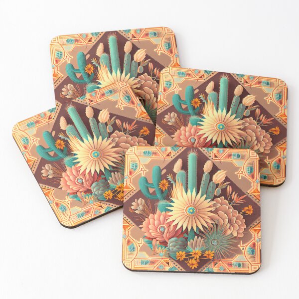 Item preview, Delicate Saturated Southwestern Pattern Digital Painting designed and sold by CodeAndColors.