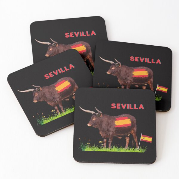 Item preview, Sevilla With Spanish Bull & Spanish Flag designed and sold by MarieSusan.