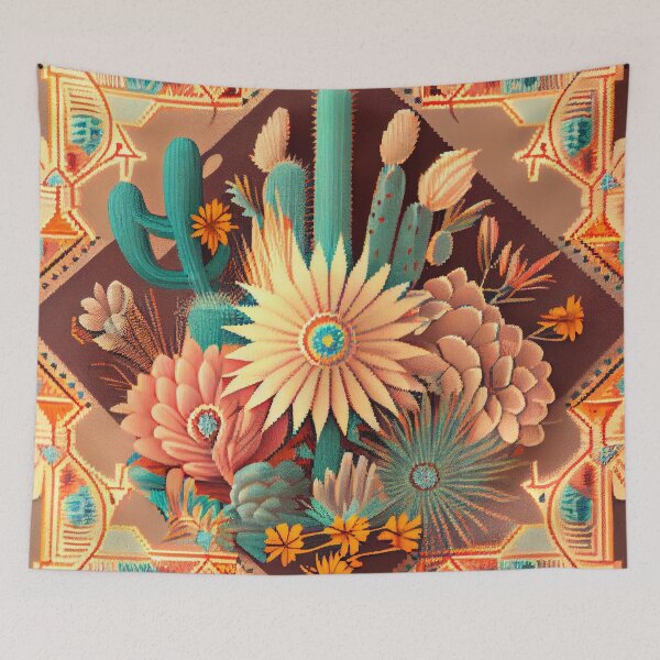 Item preview, Delicate Saturated Southwestern Pattern Digital Painting designed and sold by CodeAndColors.