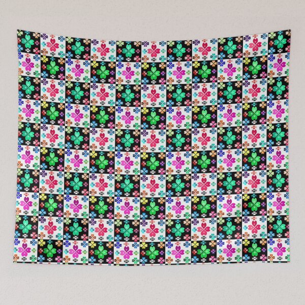 Item preview, colorful 4-leaf clover designed and sold by Shirley cute art .