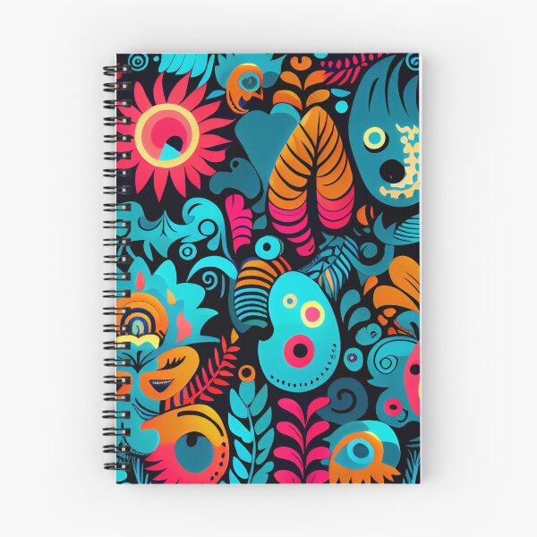 Item preview, Vivid Cute Intense Pacific Islander Pattern Digital Painting designed and sold by CodeAndColors.