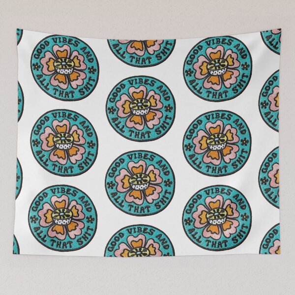 Item preview, Good Vibes And All That Sticker designed and sold by designolo.