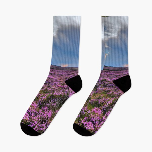 Item preview, Storm brewing Over Pink Heather On The Yorkshire Moors designed and sold by Paul Thompson Photography.