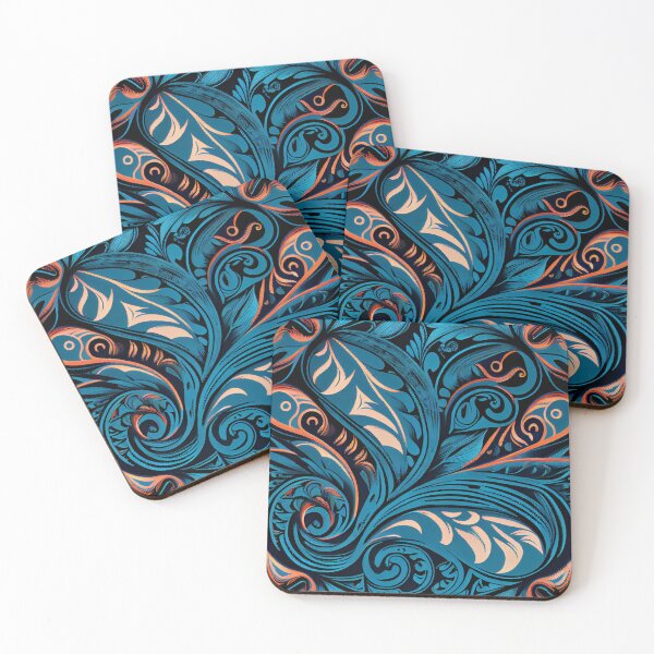 Item preview, Thick Dazzling Pacific Islander Pattern Digital Painting designed and sold by CodeAndColors.