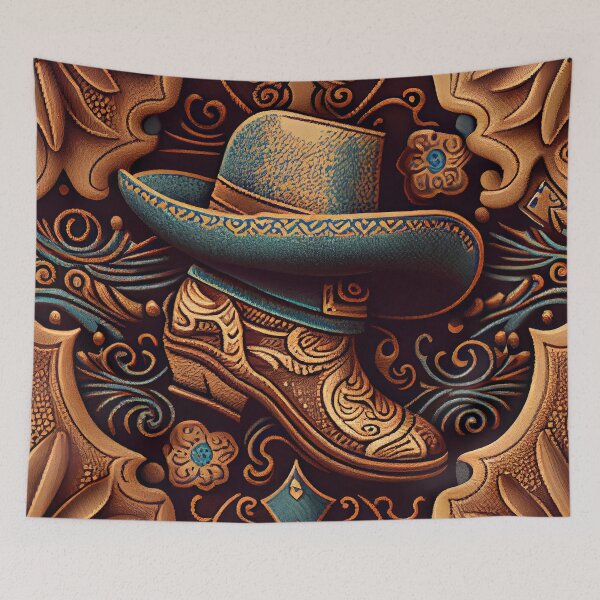 Item preview, Aesthetic Coarse Western Pattern Digital Painting designed and sold by CodeAndColors.