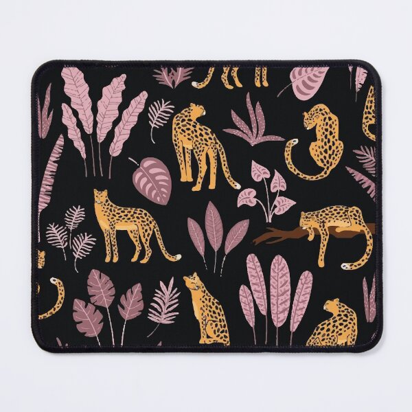Item preview, Leopard with Tropical Plants | Paradise Nature | Tropical Vibes | Jungle Pattern  designed and sold by Fzenata.