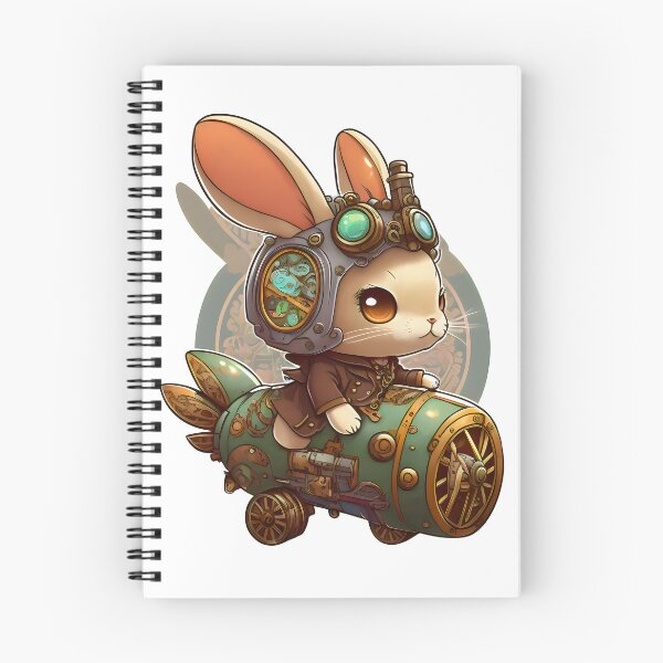 Item preview, Steampunk Bunny | Steampunk Rabbit | Kawaii Rabbit designed and sold by CosmicLoots.