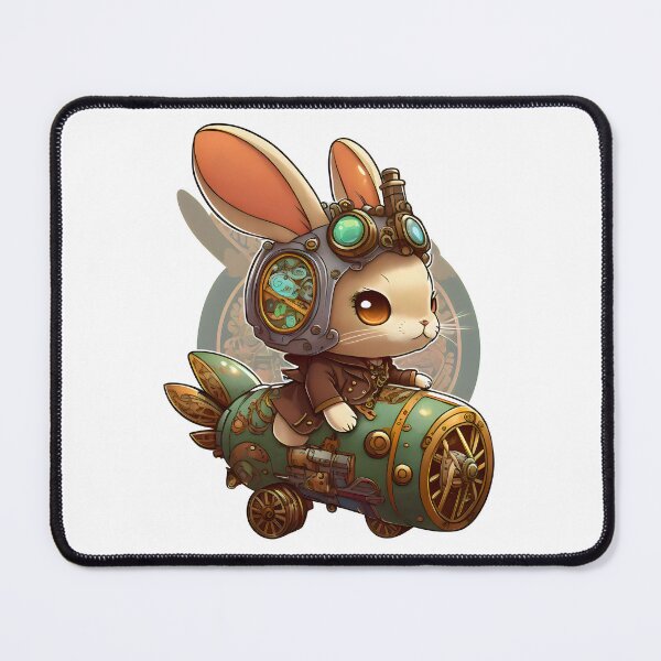 Item preview, Steampunk Bunny | Steampunk Rabbit | Kawaii Rabbit designed and sold by CosmicLoots.
