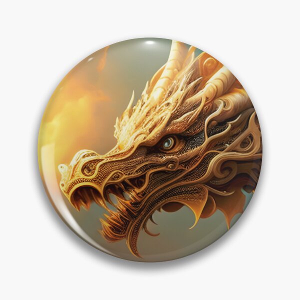 Item preview, Imagination of AI : Mystic Gold Dragon designed and sold by Sylwester Zakrzewski.
