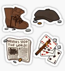 newsies stickers Sticker