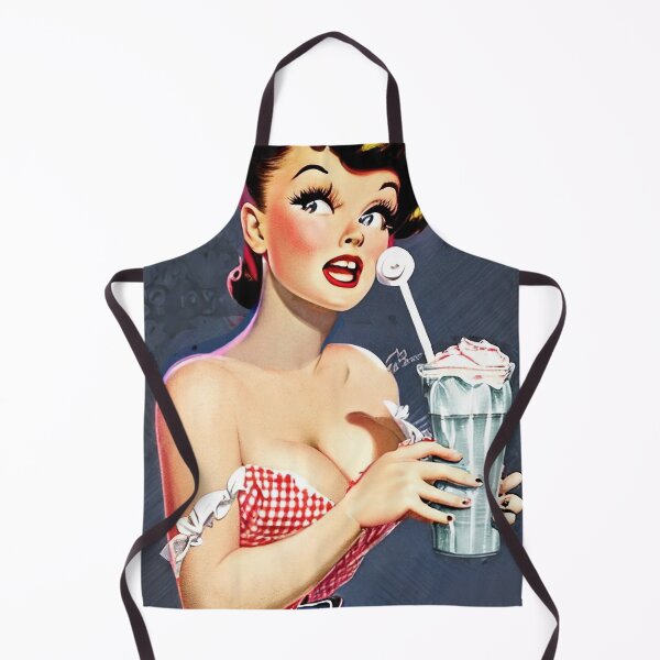 Item preview, Milkshake Pinup Girl designed and sold by cutestpinups.