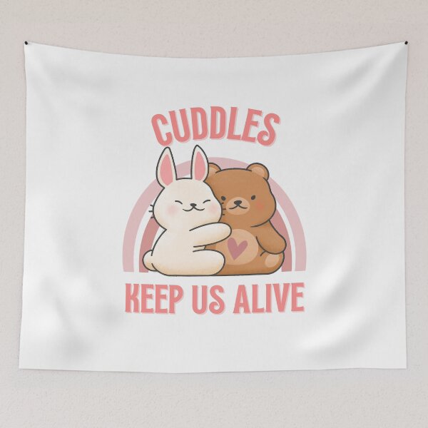 Item preview, Cuddles Keep Us Alive Cute Animals designed and sold by 5thseason-shop.