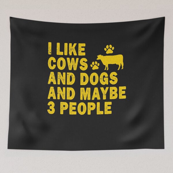 Item preview, Cow lovers I like cows and dogs and maybe 3 people funny cow designed and sold by Sofia Stor ⭐⭐⭐⭐⭐.