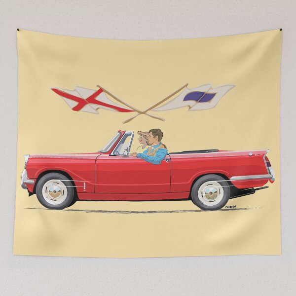 Item preview, Herald 12/50 Convertible in Signal Red designed and sold by Bigs66.