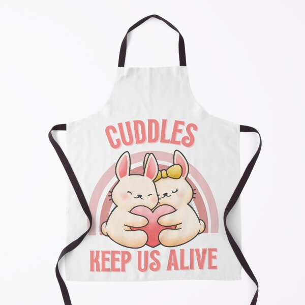 Item preview, Cuddles Keep Us Alive Cute Bunny designed and sold by 5thseason-shop.