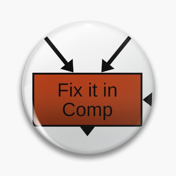 Artikelvorschau, Fix it in Comp - rot (Ausgabe 2023) entworfen und verkauft von CryptoMemesRB.