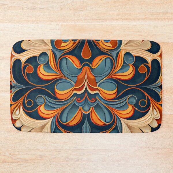 Item preview, Artistic Flowing New Traditional Pattern Digital Painting designed and sold by CodeAndColors.