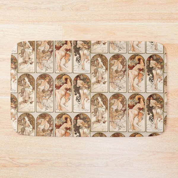 Item preview, Alphonse Maria Mucha's The Seasons (1897). designed and sold by superbling.