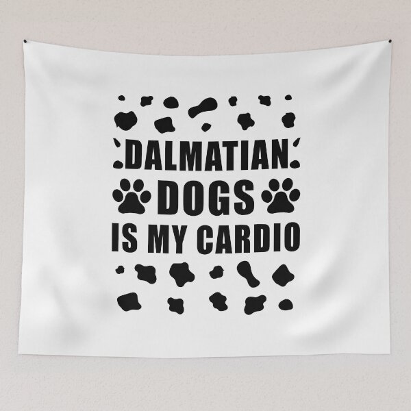Item preview, Dalmatian Dogs Is My Cardio Funny Dog Lovers designed and sold by Sofia Stor ⭐⭐⭐⭐⭐.