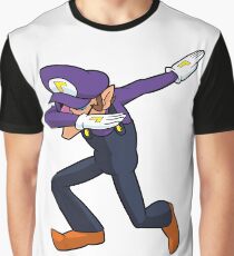 Waluigi Dab Graphic T-Shirt