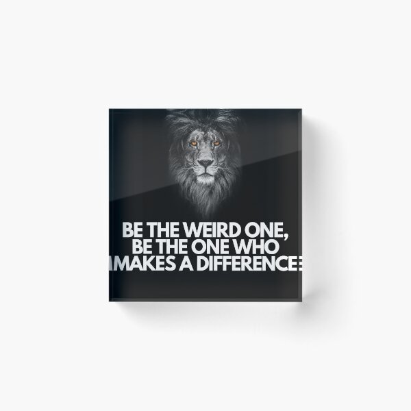 Item preview, BE THE WEIRD ONE designed and sold by T- VIbes ⭐ ⭐ ⭐ ⭐ ⭐.