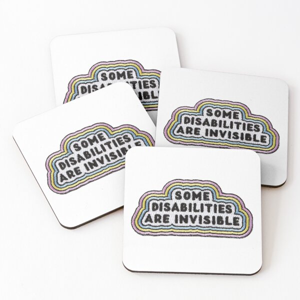 Item preview, Some Disabilities Are Invisible Sticker designed and sold by designolo.