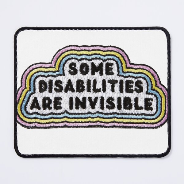 Item preview, Some Disabilities Are Invisible Sticker designed and sold by designolo.