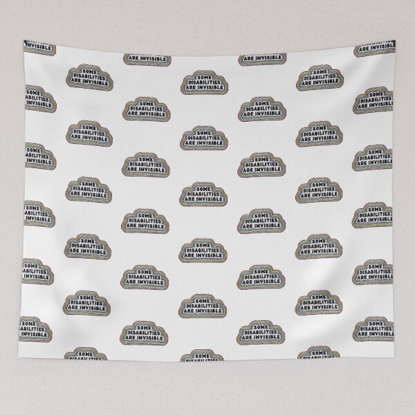 Item preview, Some Disabilities Are Invisible Sticker designed and sold by designolo.