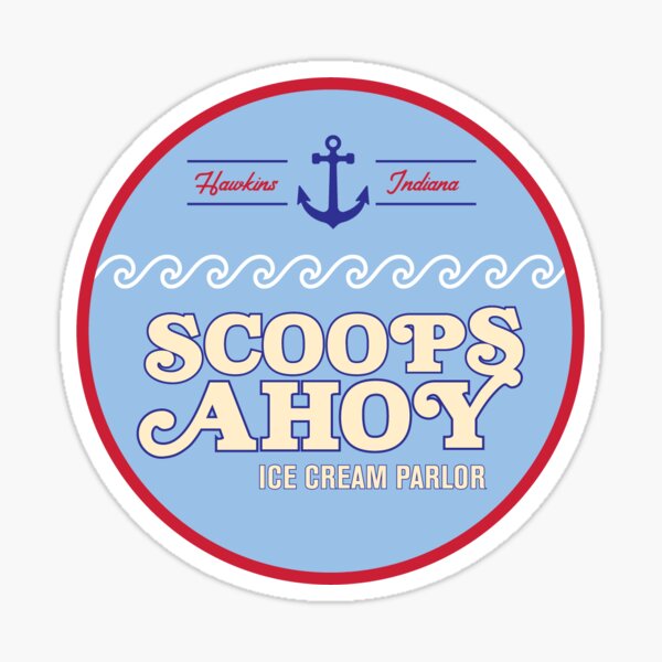 Item preview, Scoops Ahoy Sticker and Pin designed and sold by Amymerola84.