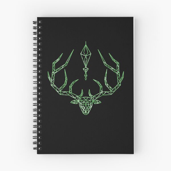 Item preview, green deer head with diamond designed and sold by octo-PS.