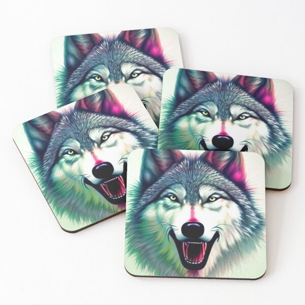 Artikelvorschau, KI-Wolfskunst 4 entworfen und verkauft von MMwolfdogden.