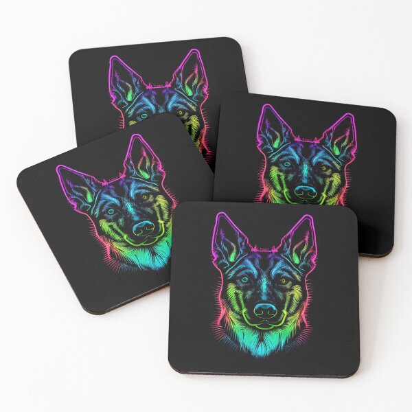 Item preview, Belgian Malinois Dog Colorful Paint Splash designed and sold by rafaeltto.